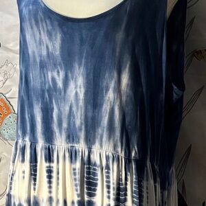 Chaps Denim Maxi Dress PLUS